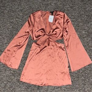 Beautiful oral satin dress